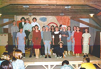 "Brundibr", performed in the Attic Theatre in the Meeting Centre